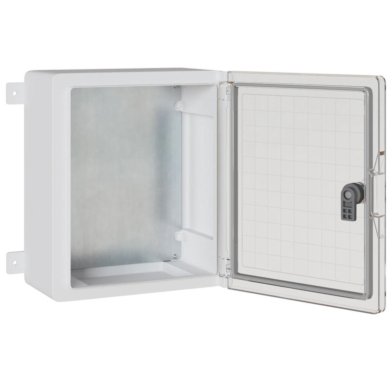 vidaXL Kontroles skapis Pelēka 30 x 16,5 x 35 cm ABS plastmasa