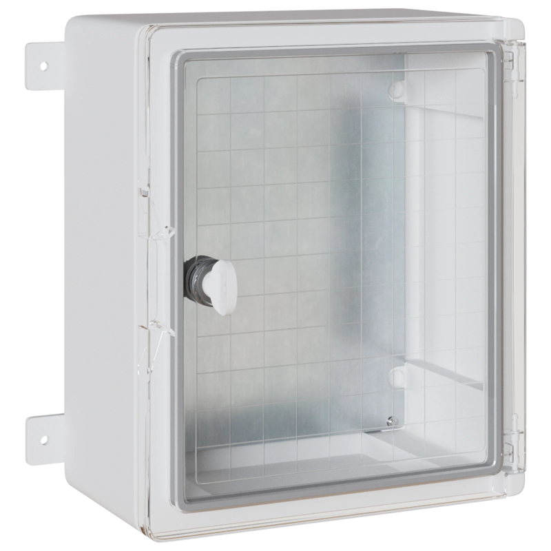 vidaXL Kontroles skapis Pelēka 30 x 16,5 x 35 cm ABS plastmasa