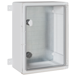 vidaXL Kontroles skapis Pelēka 30 x 16,5 x 40 cm ABS plastmasa