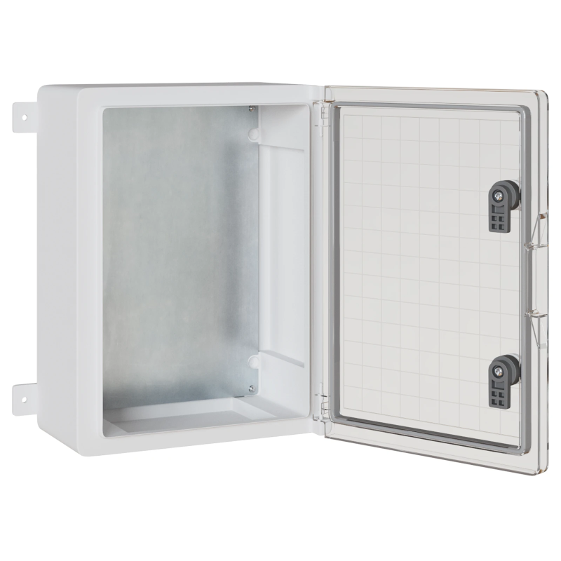 vidaXL Kontroles skapis Pelēka 30 x 16,5 x 40 cm ABS plastmasa