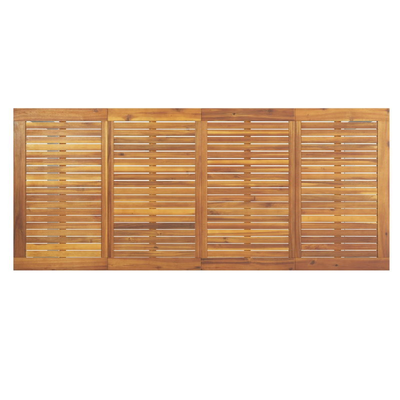 vidaXL Dārza ēdamais galds Pelēka 200 x 90 x 75 cm Cietā akācijas koks