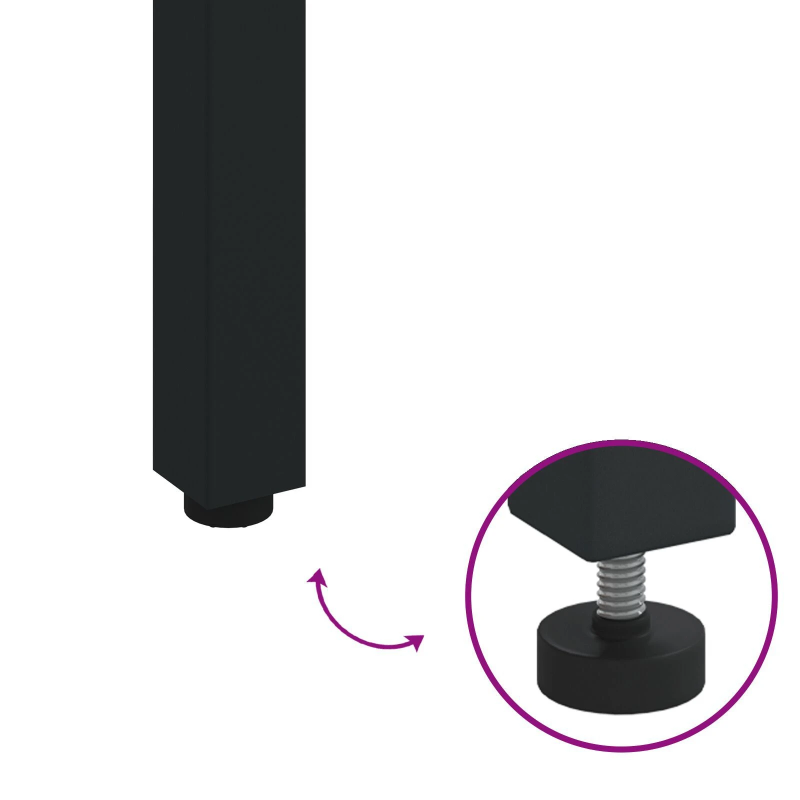 vidaXL Āra galds Dabīgs un melns 180 x 90 x 75 cm Cietā akācijas koks