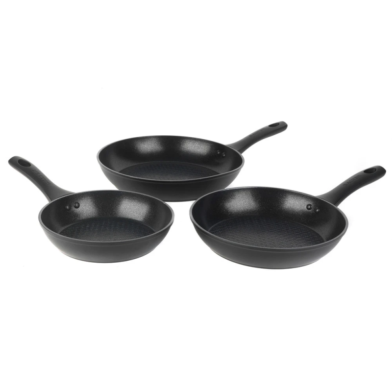 Salter BW08773 Geo Hex 3-Piece Fry Pan Set - 20-24-28cm