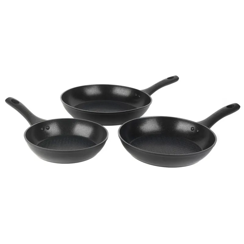 Salter BW08773 Geo Hex 3-Piece Fry Pan Set - 20-24-28cm