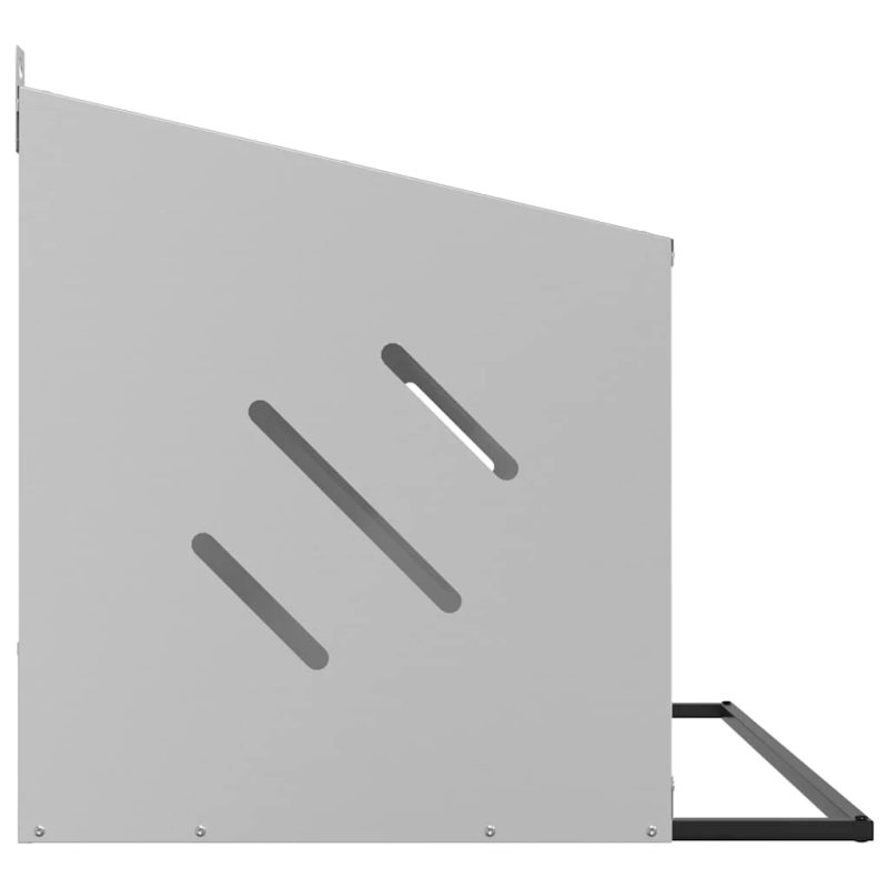 vidaXL vistu ligzdošanas kaste ar 4nodalījumiem cinkota sudraba metāla