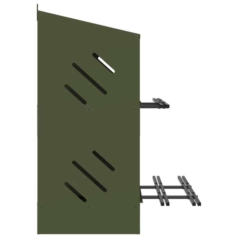 vidaXL vistu ligzdošanas kaste ar 6 nodalījumiem olīvzaļa metāla