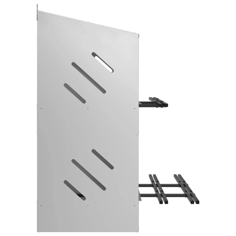 vidaXL vistu ligzdošanas kaste ar 6nodalījumiem cinkota sudraba metāla