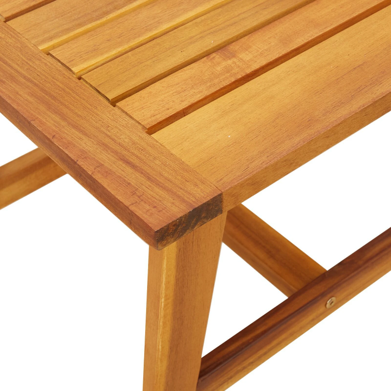 vidaXL Sānu galds Eļļa dabīgā Cietā akācijas koks