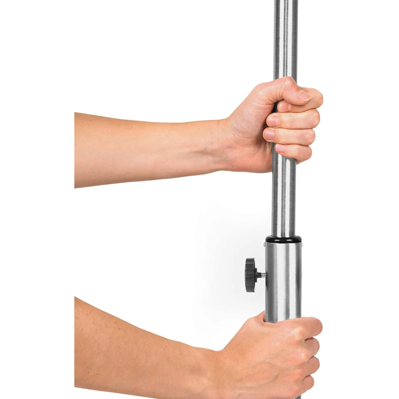 Beldray EH3263VDE chrome pedestal fan