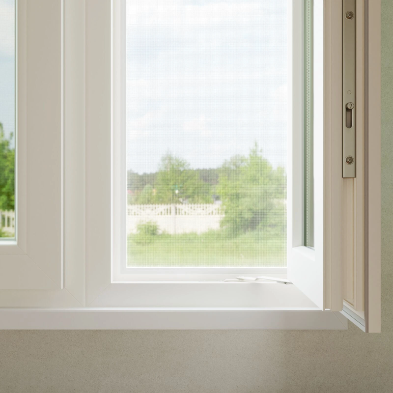 vidaXL Insektu siets Balts 112 x 2000 cm Stikla šķiedra