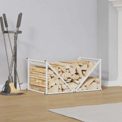 vidaXL Malkas plaukts, balta, 70x43x34,5 cm, auksti velmēts tērauds