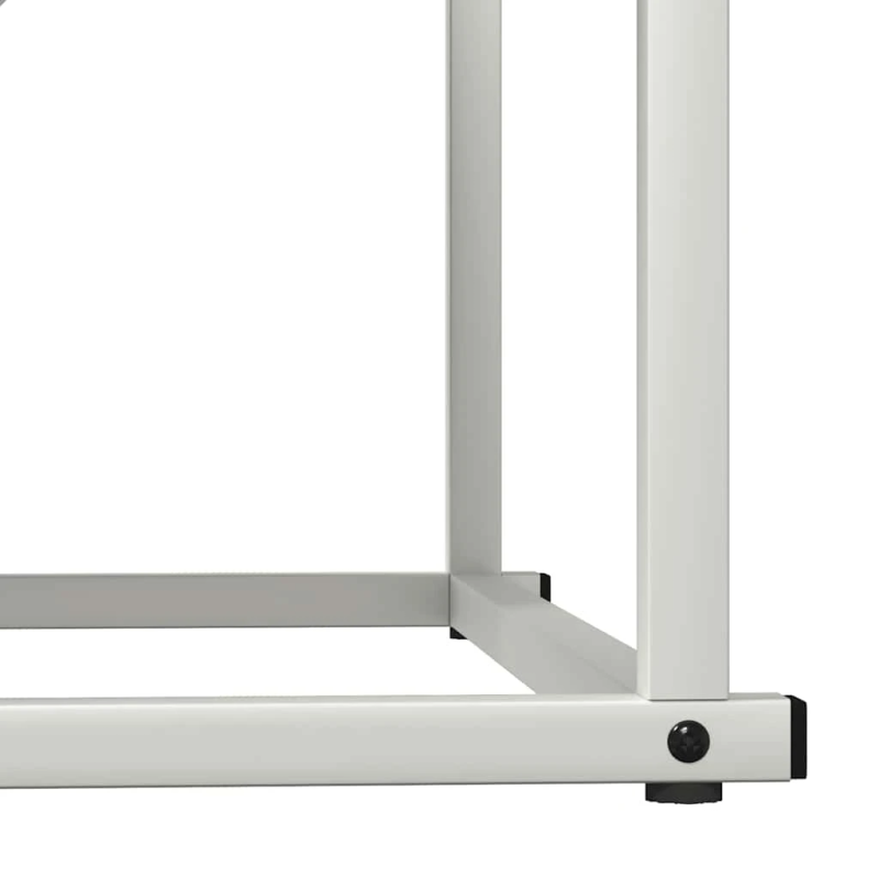 vidaXL Malkas plaukts, balta, 70x43x34,5 cm, auksti velmēts tērauds