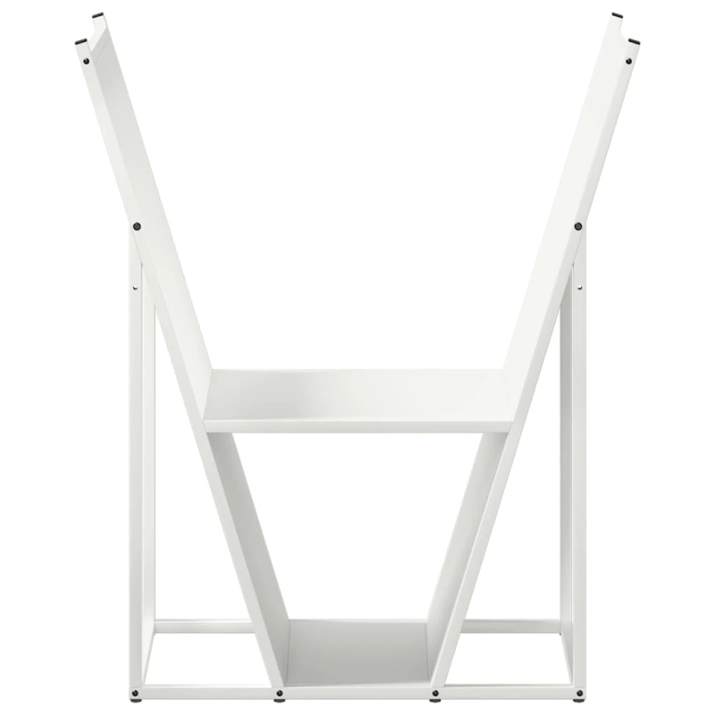 vidaXL Malkas plaukts, balta, 69,5x35x81 cm, auksti velmēts tērauds