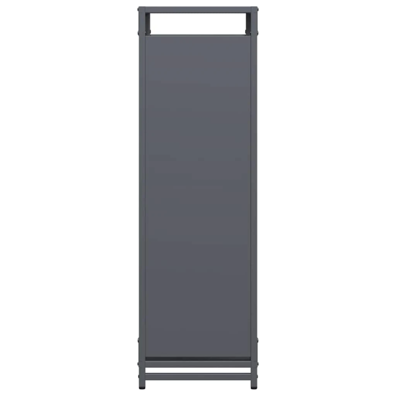 vidaXL malkas plaukts antracīts 90x28x90 cm auksti velmēts tērauds