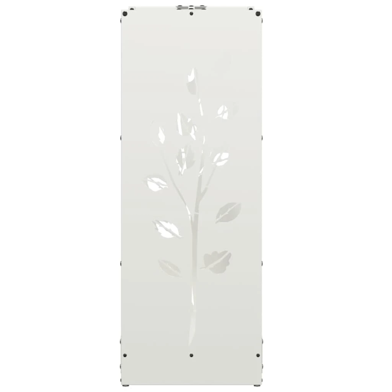 vidaXL Malkas plaukts, balta, 40x30x80 cm, auksti velmēts tērauds