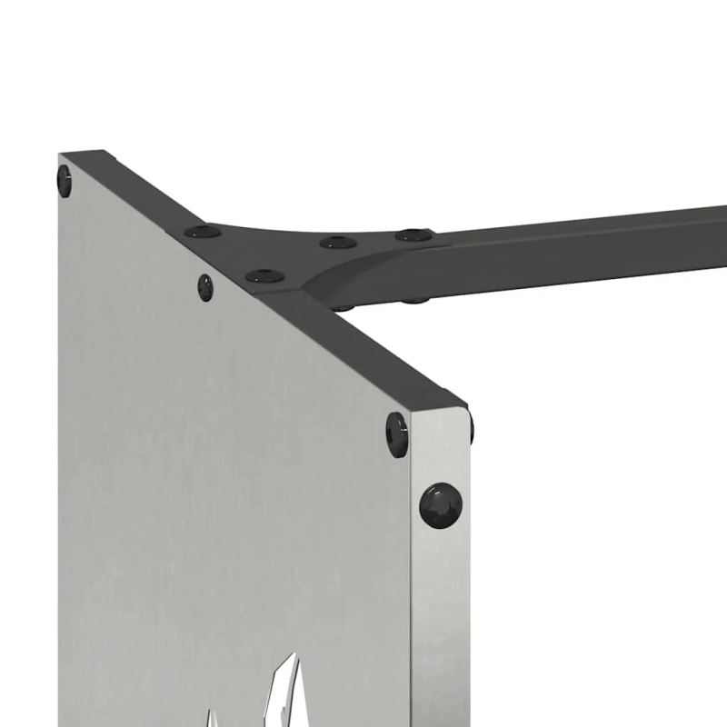 vidaXL malkas statīvs, 40x30x80 cm, nerūsējošais tērauds