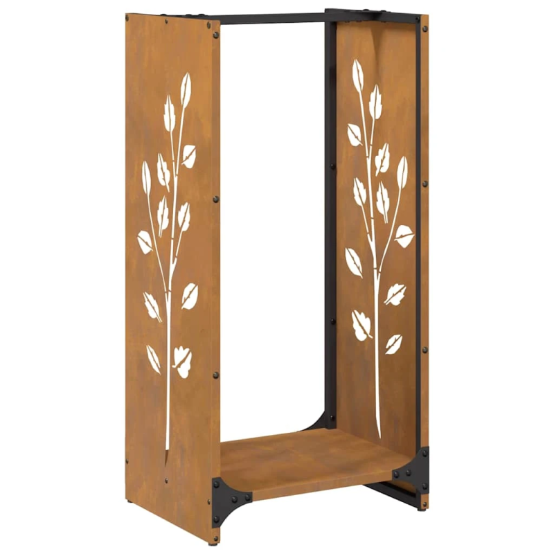 vidaXL Malkas plaukts 40x30x80 cm laikapstākļiem izturīgs tērauds