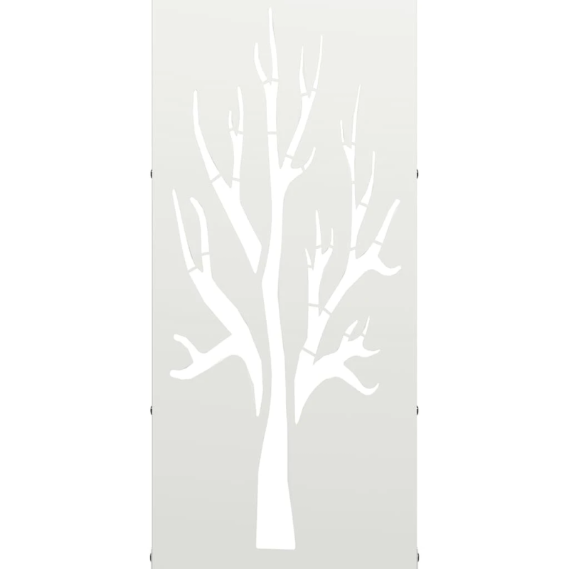 vidaXL Malkas plaukts, balta, 40x30x80 cm, auksti velmēts tērauds