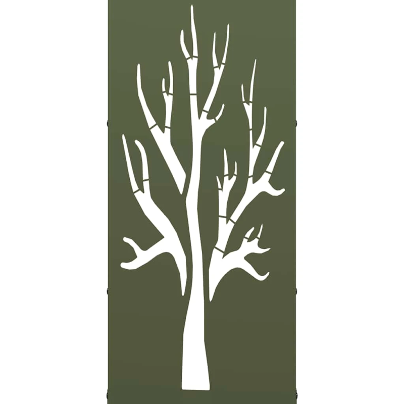 vidaXL Malkas plaukts, olīvu zaļa 40x30x80 cm auksti velmēts tērauds