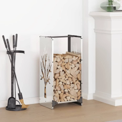 vidaXL malkas statīvs, 40x30x80 cm, nerūsējošais tērauds