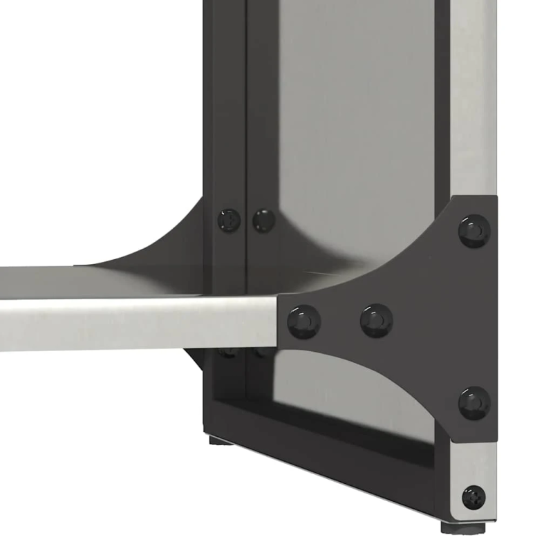 vidaXL malkas statīvs, 40x30x80 cm, nerūsējošais tērauds