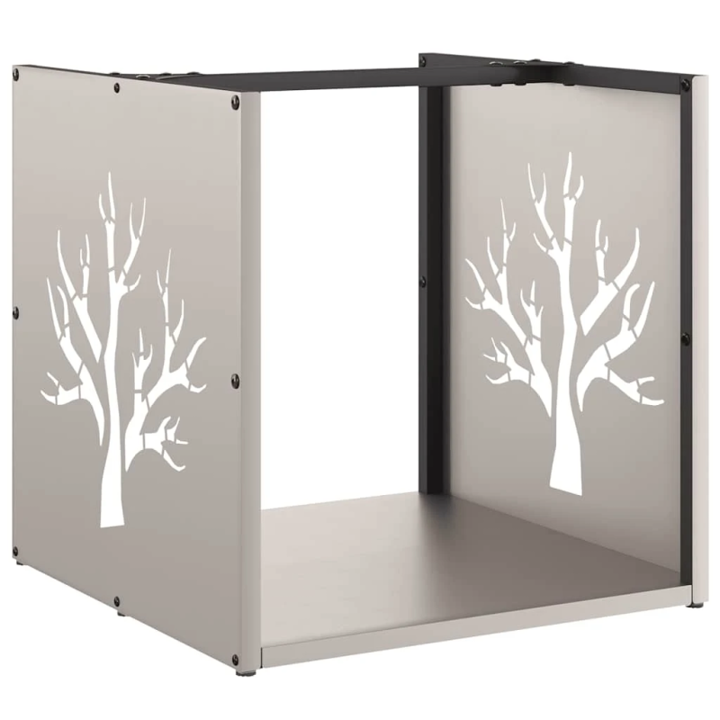 vidaXL Malkas plaukts 40x40x40 cm laikapstākļiem izturīgs tērauds