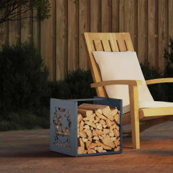 vidaXL Malkas plaukts, antracīts 40x40x40 cm, auksti velmēts tērauds