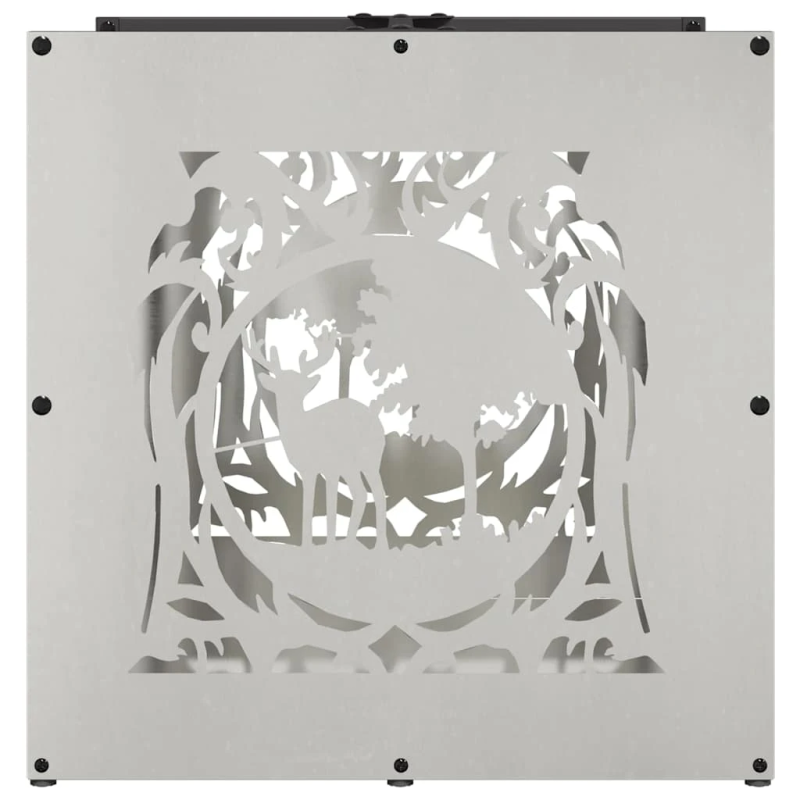 vidaXL malkas statīvs, 40x40x40 cm, nerūsējošais tērauds