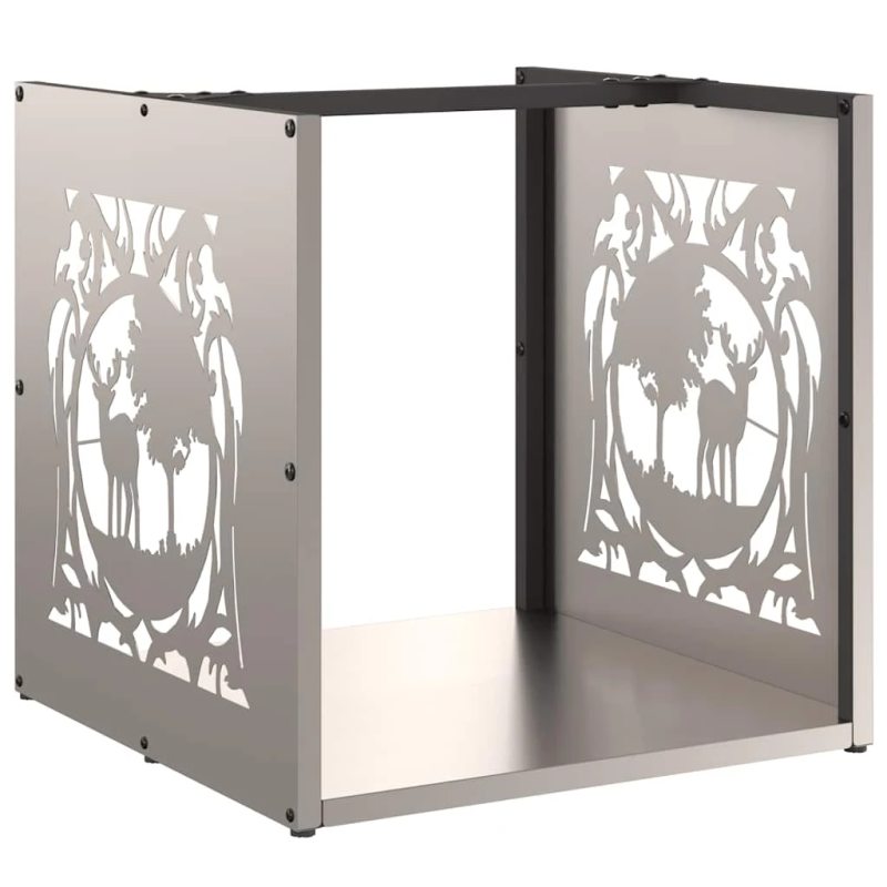 vidaXL Malkas plaukts 40x40x40 cm laikapstākļiem izturīgs tērauds