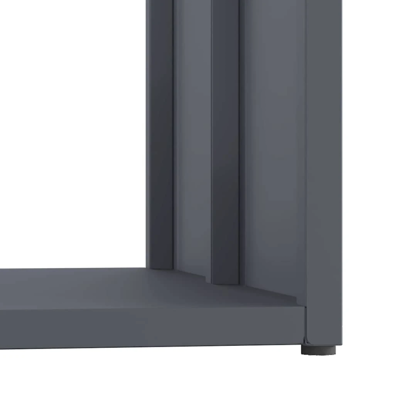 vidaXL Malkas plaukts, antracīts 40x40x40 cm, auksti velmēts tērauds