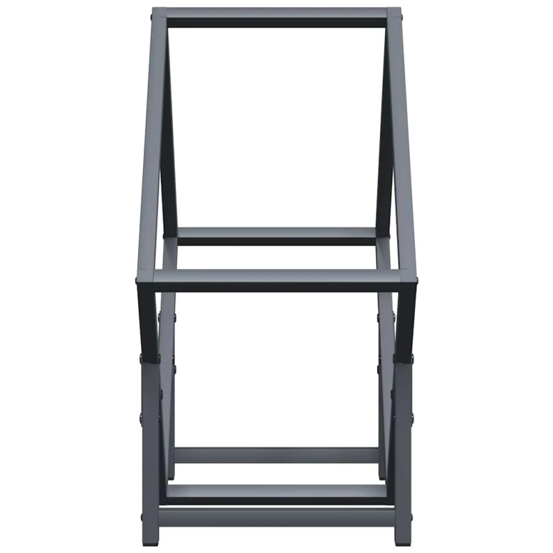 vidaXL malkas plaukts antracīts 50x25x50 cm auksti velmēts tērauds