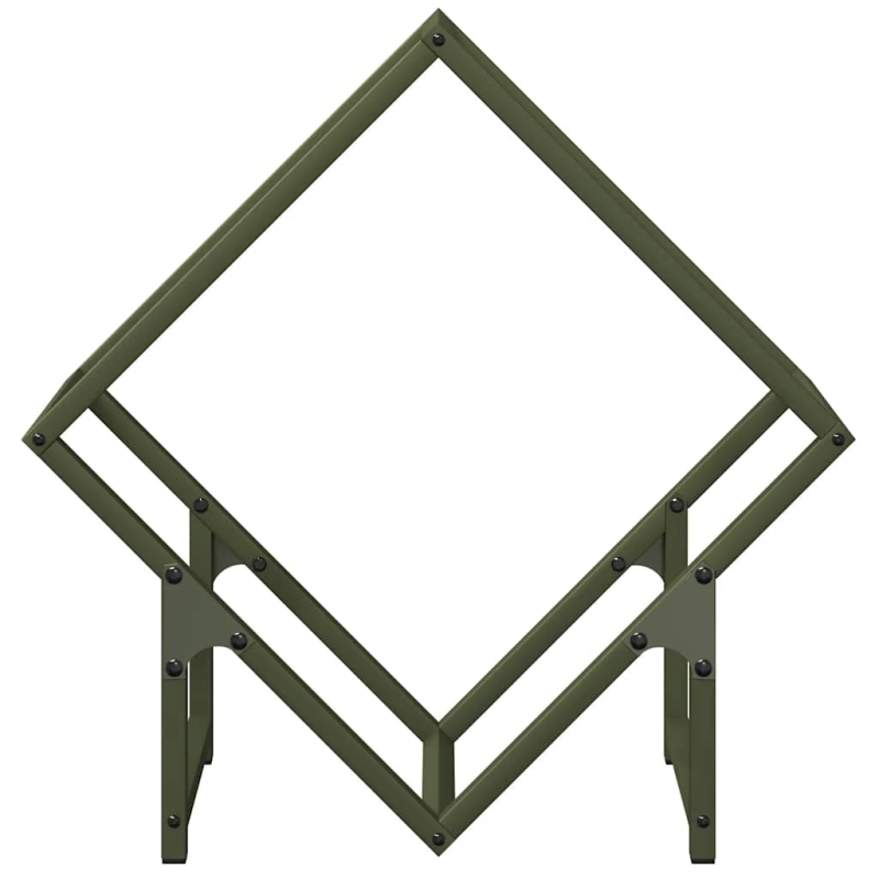 vidaXL Malkas plaukts, olīvu zaļa 50x25x50 cm auksti velmēts tērauds