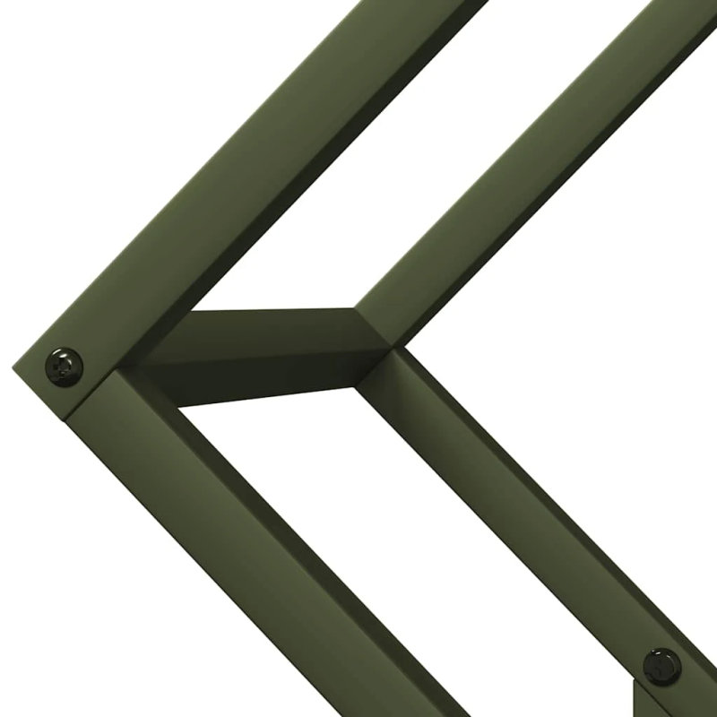 vidaXL Malkas plaukts, olīvu zaļa 50x25x50 cm auksti velmēts tērauds