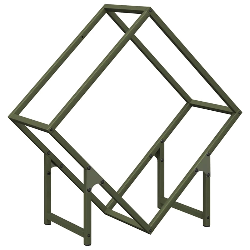 vidaXL Malkas plaukts Olive Green 60x25x60 cm Auksti velmēts tērauds