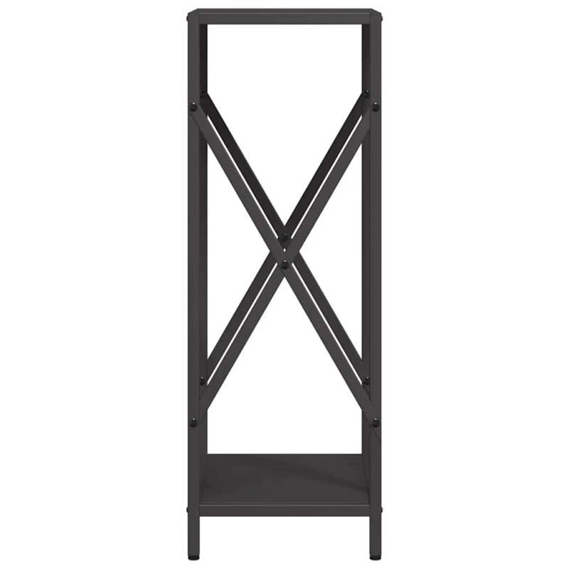 vidaXL Malkas plaukts Melns 34x25x70 cm Auksti velmēts tērauds