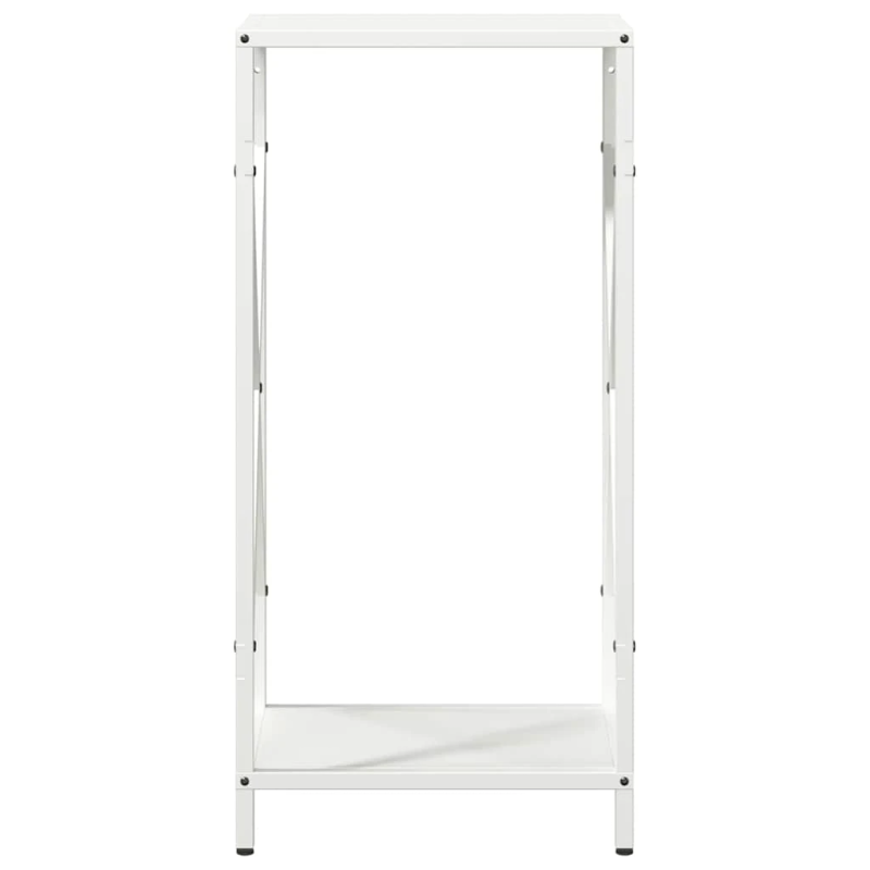 vidaXL Malkas plaukts Balts 34x25x70 cm Auksti velmēts tērauds