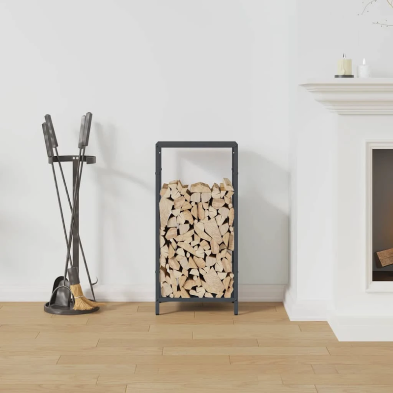 vidaXL malkas plaukts antracīts 34x25x70 cm auksti velmēts tērauds