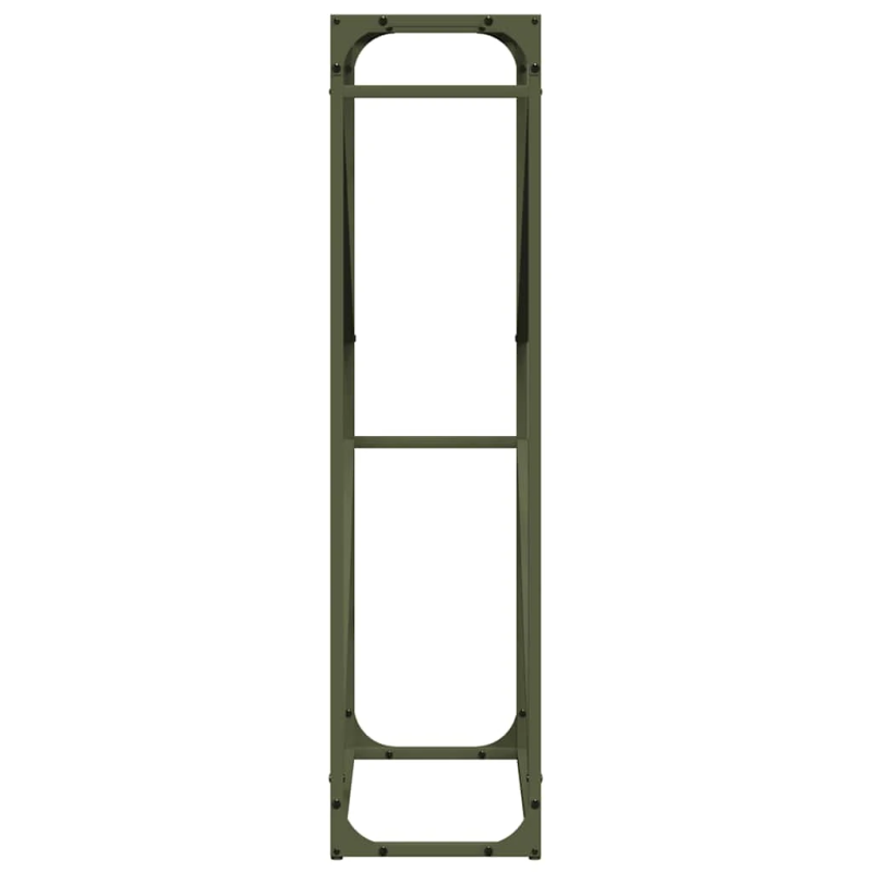 vidaXL malkas plaukts olīvzaļš 60x25x100 cm auksti velmēts tērauds