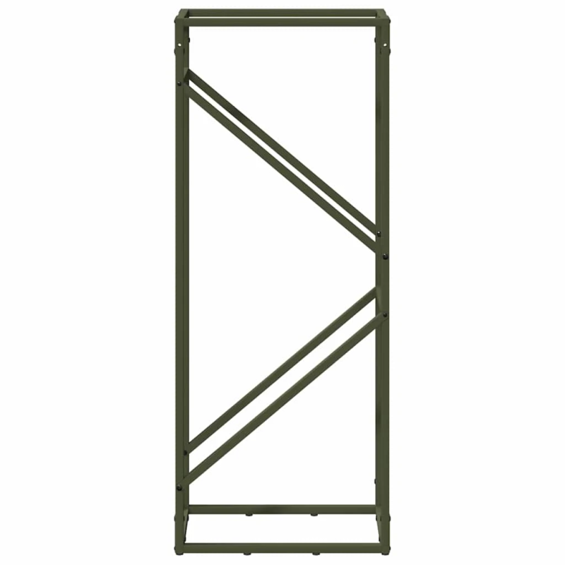 vidaXL Malkas plaukts, olīvu zaļa 40x25x100 cm auksti velmēts tērauds