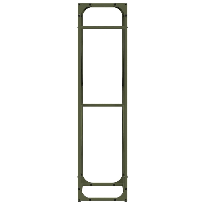 vidaXL Malkas plaukts, olīvu zaļa 40x25x100 cm auksti velmēts tērauds