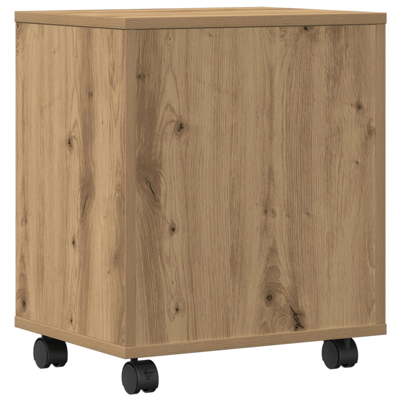 vidaXL Printera statīvs ar uzglabāšanu amatnieku ozola 41 x 32 x 48 cm