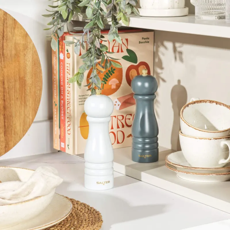 Salter BW120291EU7 Olea Salt & Pepper Mill Light Grey