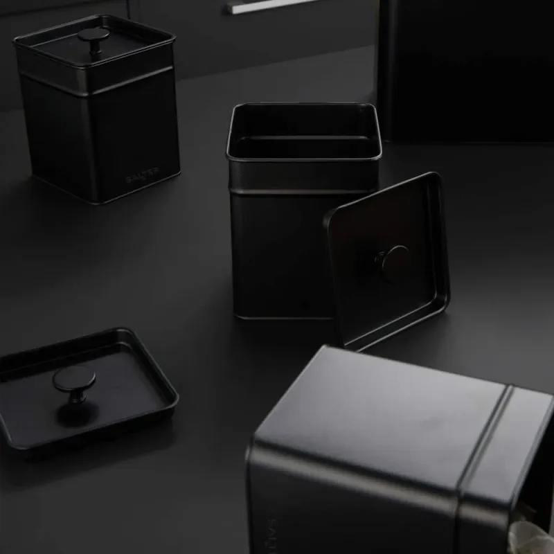Salter BW124571EU7 Kuro 3-Piece Canister Set