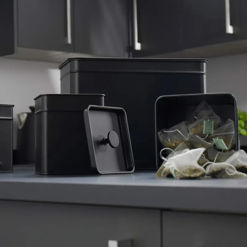 Salter BW124571EU7 Kuro 3-Piece Canister Set