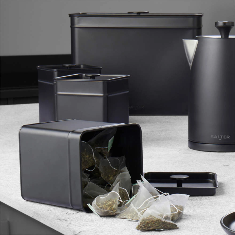 Salter BW124571EU7 Kuro 3-Piece Canister Set