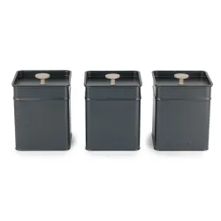Salter BW124591EU7 Marino 3-Piece Canister Set