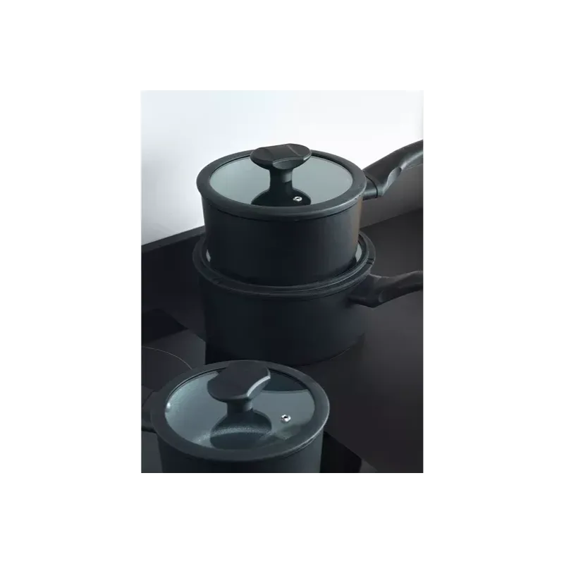 Russell Hobbs RH02131EU7 Crystaltech tall saucepan set 3pcs