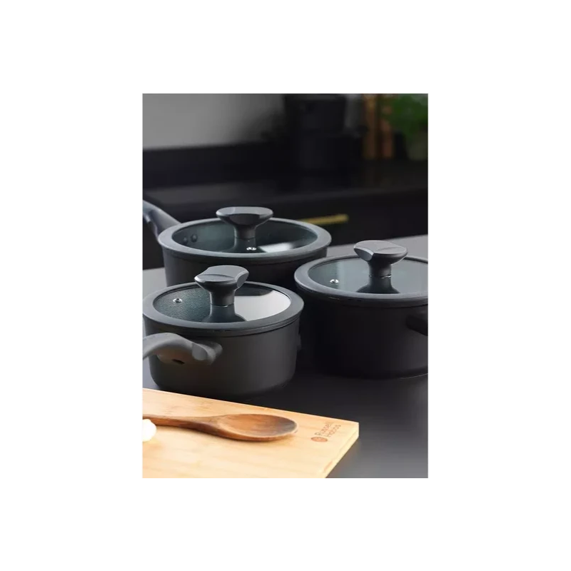 Russell Hobbs RH02131EU7 Crystaltech tall saucepan set 3pcs