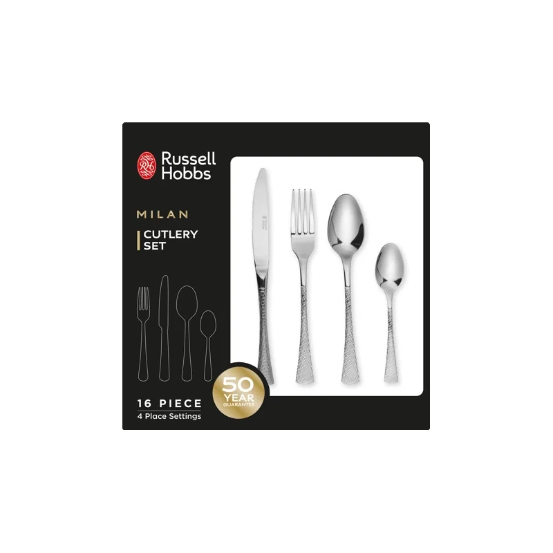 Russell Hobbs RH02229EU7 Milan cutlery set 16pcs