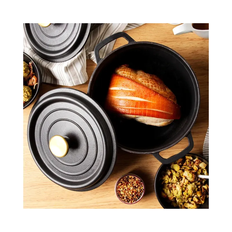 Russell Hobbs RH02524BEU7 Cast iron stockpot 24cm black